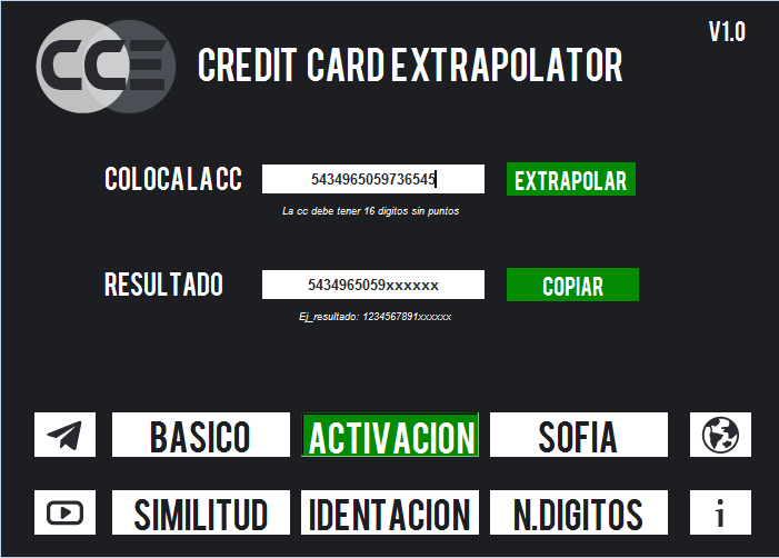 Metodo activacion